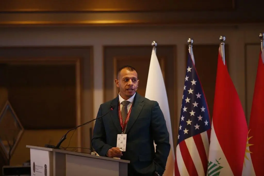 الدكتور محمد مجدي النجار يلقي المحاضرة الرئيسية في مؤتمر الجمعية الأمريكية للجراحين في أربيل الدكتور محمد مجدي النجار يلقي المحاضرة الرئيسية في مؤتمر الجمعية الأمريكية للجراحين في أربيل